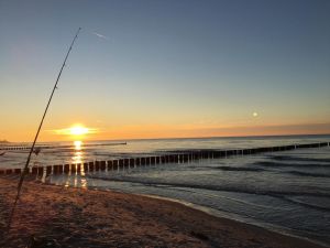 Brandungsangeln vom Ostseestrand