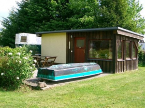 Urlaub zu allen Jahreszeiten - Sauna mit Boddenblick