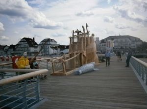 Landungsbrücke Niendorf 2014 neu errichtet - mit integriertem Spielplatz