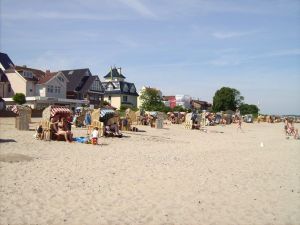 Strand flach abfallend - einfach toll