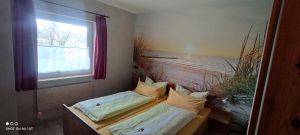 Schlafraum mit Doppelbett
