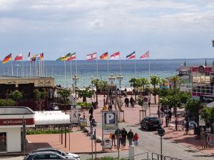 Blick vom Balkon