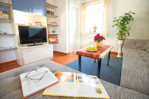 Der Blick ins Wohnzimmer.