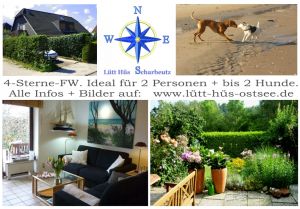 4-Sterne-FeWo mit großer Terrasse. 2018 zum 3. mal hintereinander vom DTV zertifiziert.