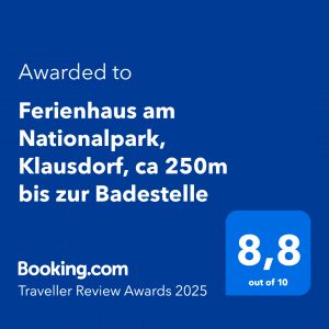 Bild 1: Ferienhaus am Nationalpark - 250 m bis zur Naturbadestelle
