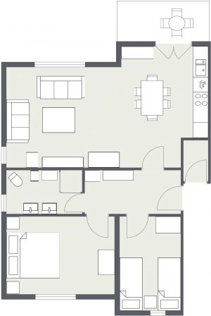 Bild 8: Ferienwohnung Bredemeyer für 4 Pers., WLAN, 1 PKW-Stellplatz