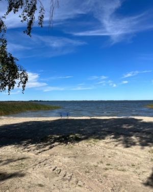 Strandbereich zum Baden in der Nähe