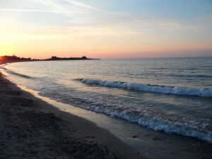 Abendstimmung am Strand Abends ist das Licht am Strand häufig sehr schön.