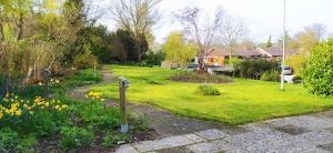 Garten Der große Garten kann sowohl als Liegewiese als auch zum Spielen dienen.